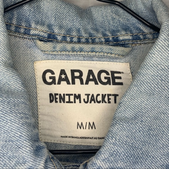 Medium Dark Blue Cropped Denim Jacket from Garage - Picture 2 of 2